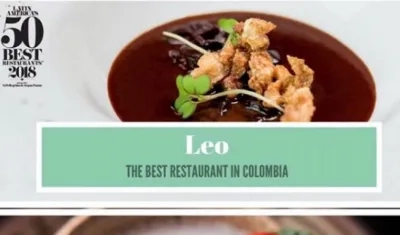 Imagen del galardón "Latin America's 50 Best Restaurants".