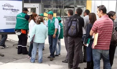 Tasa de desempleo en Colombia aumentó a 9,5%.