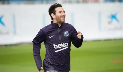 Lionel Messi, delantero argentino. 