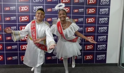 Los Reyes Infantiles del Carnaval de la 44, Sharon Sandoval y Ray Molina.