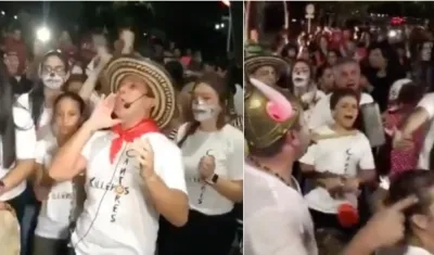 Imagen de Los Cantores Killeros celebrando el Halloween.