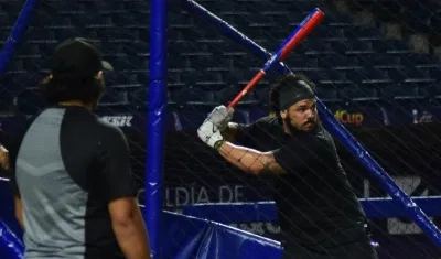 Jorge Alfaro, jugador de los Toros de Sincelejo. 