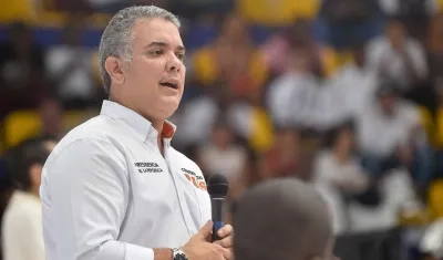 El Presidente de la República, Iván Duque. 