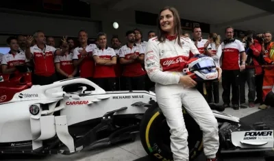 Tatiana Calderón, piloto colombiana. 