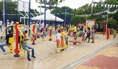 Nuevo parque de Los Balcanes.