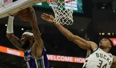 Giannis Antetokounmpo, jugador de los Bucks. 