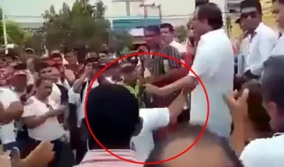 Momento del incidente.