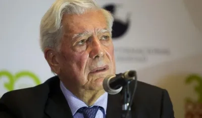 El Nobel de Literatura Mario Vargas Llosa.