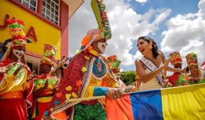 Imagen del Concurso Señorita Colombia.