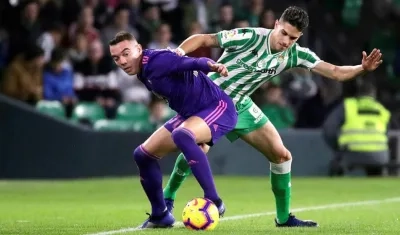 Iago Aspas, delantero español. 