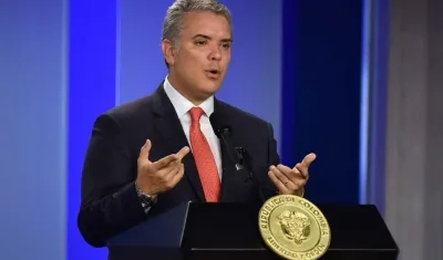 Iván Duque, presidente de Colombia.