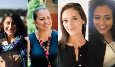 Jessica Ramos, Catalina Cruz, Julia Salazar y Nathalia Fernández.