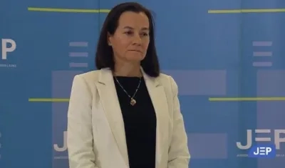 La excongresista Clara Rojas. 