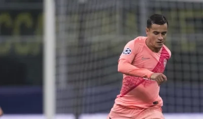 El jugador brasileño del Barcelona, Philippe Coutinho.