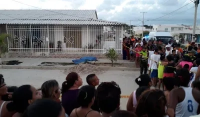 El hombre murió en el lugar de los hechos. 