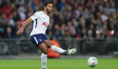 Mousa Dembelé, jugador del Tottenham Hotspur.
