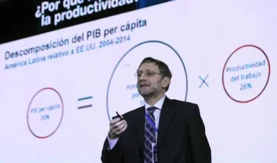 Pablo Sanguinetti, vicepresidente de Conocimiento del Banco de Desarrollo de América Latina-CAF.