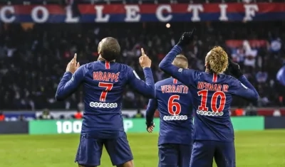 El PSG actualmente tiene una de las mejores delanteras de Francia. 