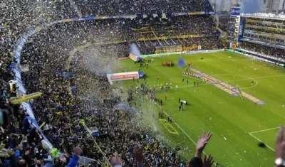 La Bombonera, vista para la primera final. 