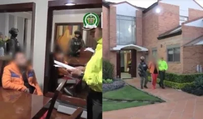 Entre los detenidos está Jeison Triana, presunto cabecilla de la organización.