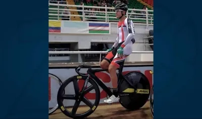 El ciclista barranquillero Nelson Soto