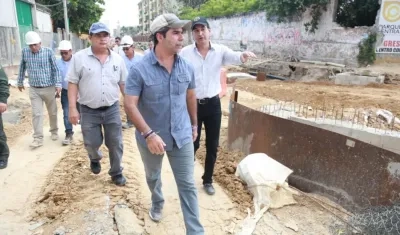 El Alcalde Alejandro Char.