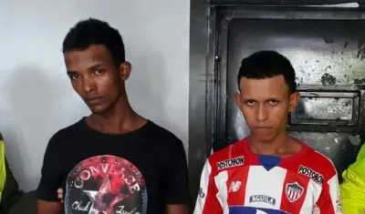 Darwin Antonio Cantillo Maury, alias 'Toño' y Rafael Ricardo Vizcaíno Maury, alias 'Junior'.