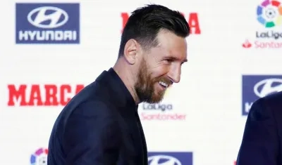 Lionel Messi, delantero argentino. 