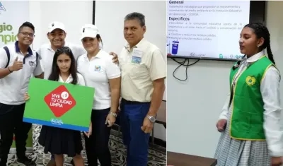 Estos son participantes del Mi Colegio Limpio 2018.