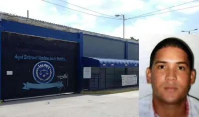 Bladimir Eduardo Castillo Sehuanes, apodado 'El Mono', fue asegurado en la Penitenciaría El Bosque.