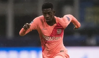 El delantero del Barcelona, Ousmane Dembélé.