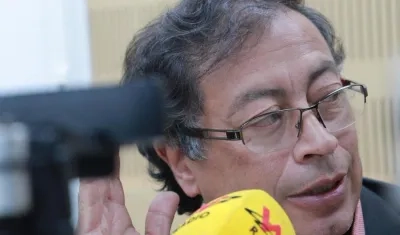 Gustavo Petro, senador.