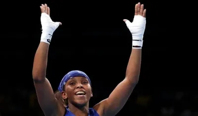 Ingrit Valencia, medallista olímpica colombiana.