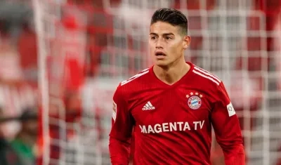 James Rodríguez, futbolista colombiano.