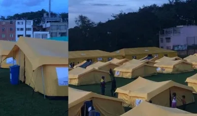 Pasaron de convivir de forma indigna en ‘cambuches’ a un campamento.