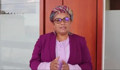 La senadora Victoria Sandino