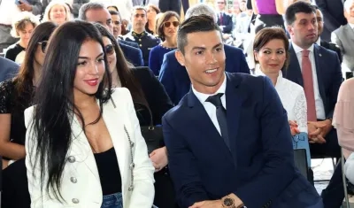 Cristiano Ronaldo y su pareja Georgina Rodríguez.