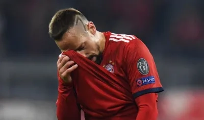 Frank Ribery, jugador francés. 