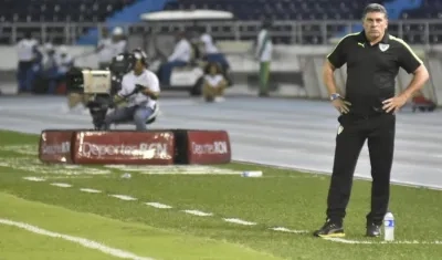 Luis Fernando Suárez, DT de La Equidad.