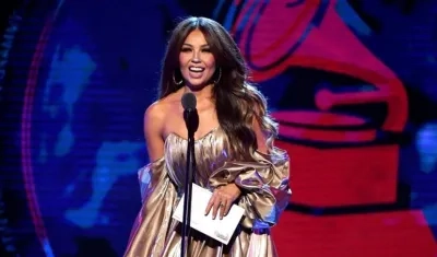 La cantante Thalía.