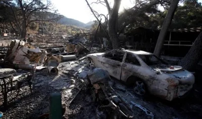Desolación y tristeza en California.