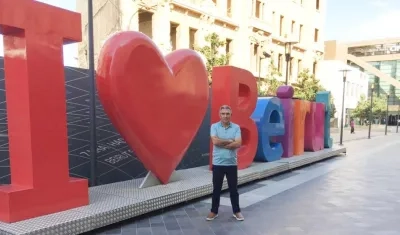 Jorge Cura, director de Atlántico en Noticias y el portal Zona Cero, durante el viaje a Beirut.