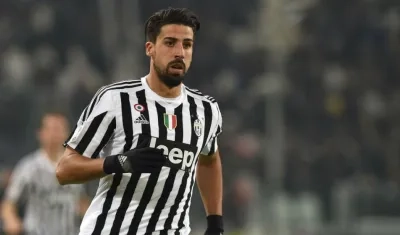 Sami Khedira, volante de la Juventus. 