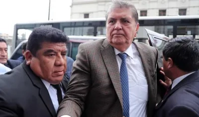 El expresidente peruano Alan García.