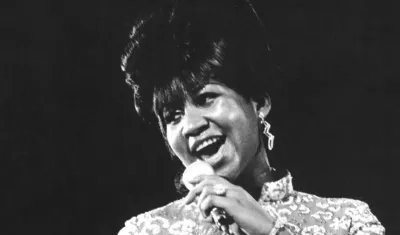 La cantante Aretha Franklin.