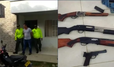 Julio César Coma Oliveros, el hombre capturado en Juan de Acosta por la Policía.