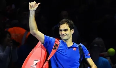 Roger Federer, tenista suizo. 