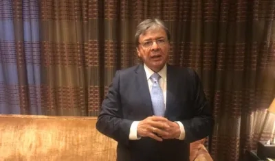 El canciller colombiano, Carlos Holmes Trujillo.