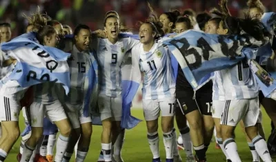 Jugadoras de la Selección Argentina sub-17. 