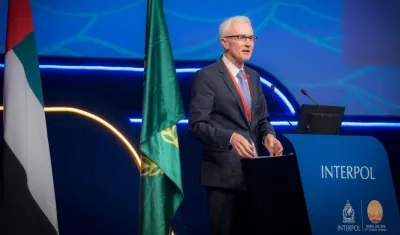 El secretario general de la Interpol, Jürgen Stock.